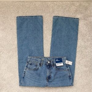 NWT Old Navy Girls High Rise Baggy Wide Leg Jeans, size 10